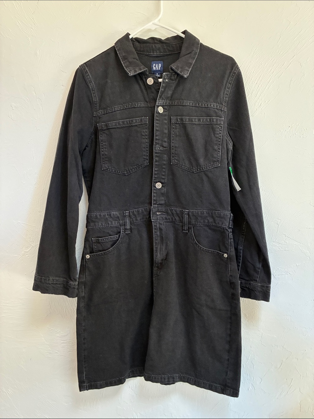 GAP Black Denim Workwear Dress